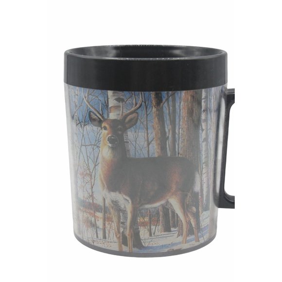 Royal Crest Plastic Coffee Cup Mug Deer Kevin Dani - Picture 3 of 6